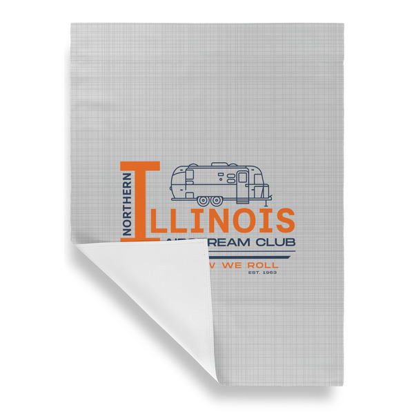 Northern Illinois Airstream Club Logo House Flags - Single Sided - FRONT FOLDED