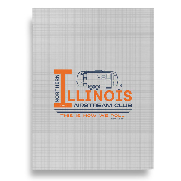 Northern Illinois Airstream Club Logo House Flags - Single Sided - FRONT