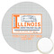 Northern Illinois Airstream Club Logo Printed Cookie Topper - 3.25"