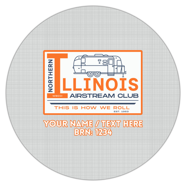 Northern Illinois Airstream Club Logo Icing Circle - Medium - Single