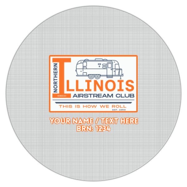 Northern Illinois Airstream Club Logo Icing Circle - XSmall - Single