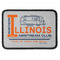 Northern Illinois Airstream Club Logo Iron On Rectangle Patch