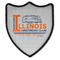 Northern Illinois Airstream Club Logo Iron On Patch - Shield Shape