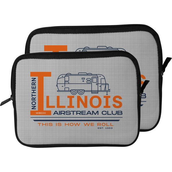 Northern Illinois Airstream Club Logo Laptop Sleeve (Size Comparison)