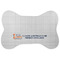 Northern Illinois Airstream Club Logo Bone Shaped Dog Food Mat