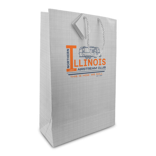 Custom Northern Illinois Airstream Club Logo Gift Bag - Large