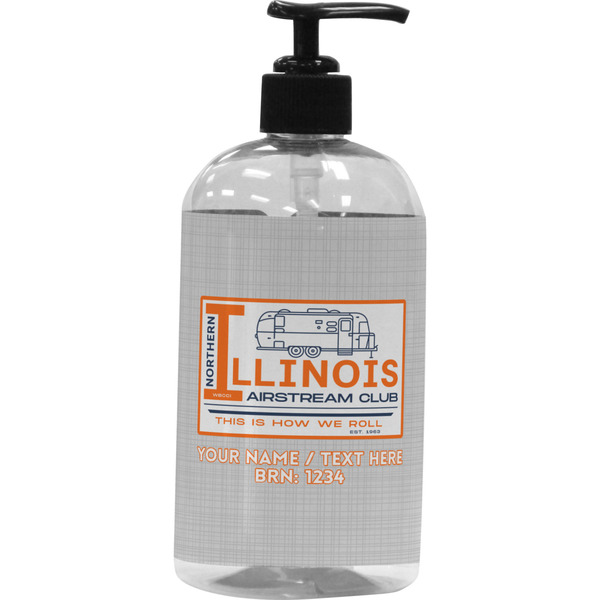 Custom Northern Illinois Airstream Club Logo Plastic Soap / Lotion Dispenser