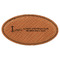 Northern Illinois Airstream Club Logo Leatherette Oval Name Badge with Magnet
