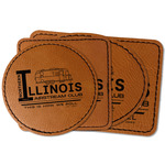 Northern Illinois Airstream Club Logo Faux Leather Iron On Patch