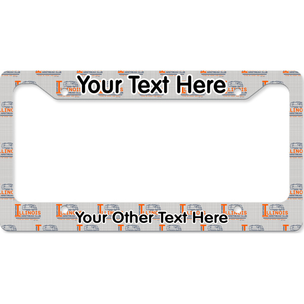 Northern Illinois Airstream Club Logo License Plate Frame - Style B