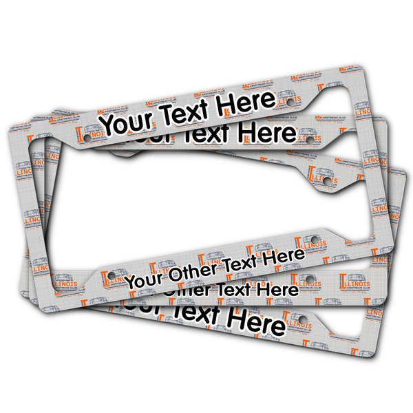 Northern Illinois Airstream Club Logo License Plate Frames - Parent/Main