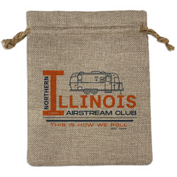 Northern Illinois Airstream Club Logo Burlap Gift Bag