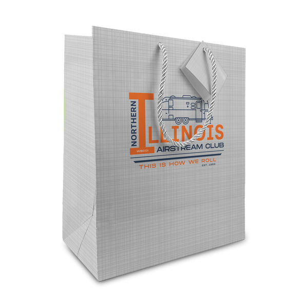 Custom Northern Illinois Airstream Club Logo Gift Bag - Medium