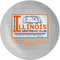 Northern Illinois Airstream Club Logo Melamine Plate - 10"