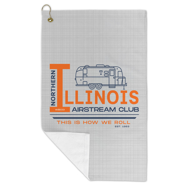 Northern Illinois Airstream Club Logo Microfiber Golf Towels - FOLD