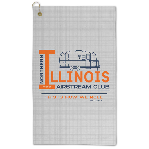 Custom Northern Illinois Airstream Club Logo Microfiber Golf Towel