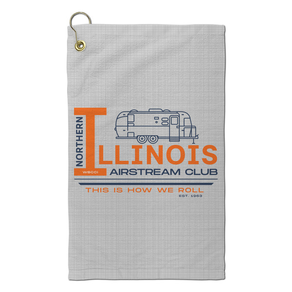 Custom Northern Illinois Airstream Club Logo Microfiber Golf Towel - Small