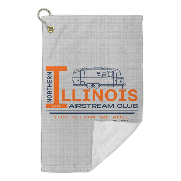 Northern Illinois Airstream Club Logo Microfiber Golf Towels Small - Front Folded