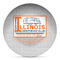 Northern Illinois Airstream Club Logo Microwave Safe Plastic Plate - Composite Polymer
