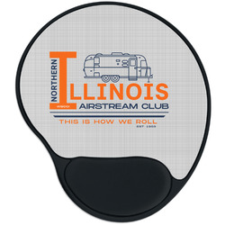 Northern Illinois Airstream Club Logo Mouse Pad with Wrist Support