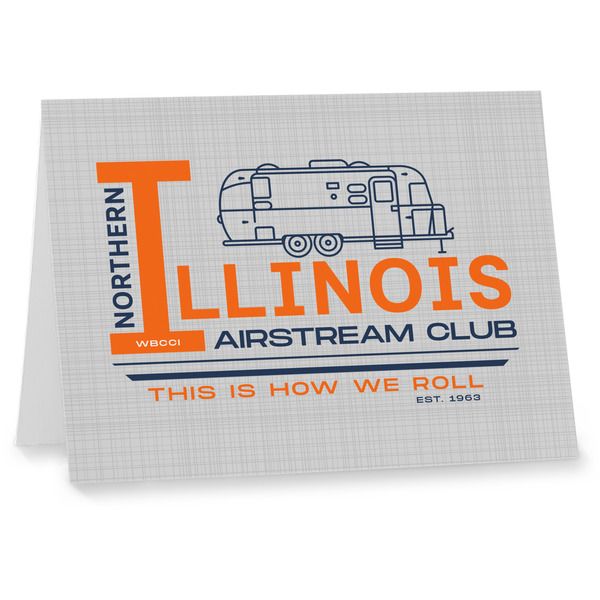 Custom Northern Illinois Airstream Club Logo Note Cards