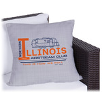 Northern Illinois Airstream Club Logo Outdoor Pillow
