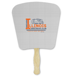 Northern Illinois Airstream Club Logo Paper Fan