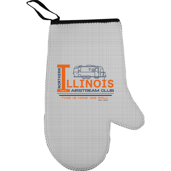 Custom Northern Illinois Airstream Club Logo Oven Mitt