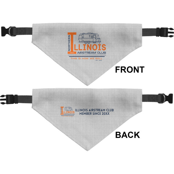 Northern Illinois Airstream Club Logo Pet Bandana Approval