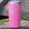 Northern Illinois Airstream Club Logo 20 oz Stainless Steel Tumbler - Pink - Double-Sided