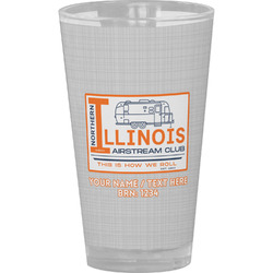 Northern Illinois Airstream Club Logo Pint Glass - Full Color