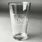 Northern Illinois Airstream Club Logo Pint Glass - Laser Engraved