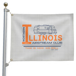 Northern Illinois Airstream Club Logo Pole Flag
