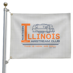 Northern Illinois Airstream Club Logo Pole Flag