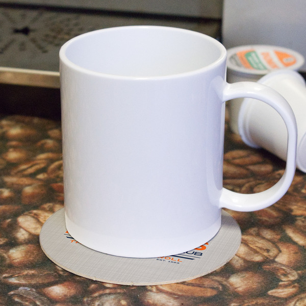Northern Illinois Airstream Club Logo Round Paper Coaster - With Mug