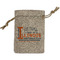 Northern Illinois Airstream Club Logo Burlap Gift Bag - Small - Single-Sided