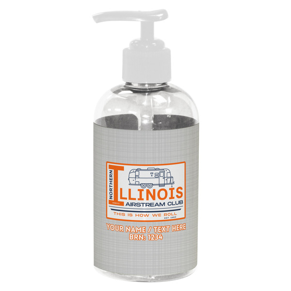 Northern Illinois Airstream Club Logo Small Liquid Dispenser (8 oz) - White