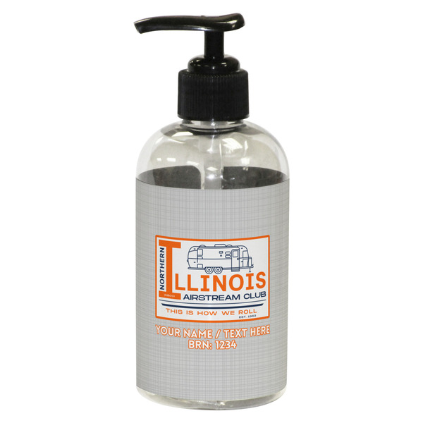 Northern Illinois Airstream Club Logo Small Soap/Lotion Bottle