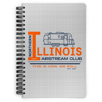 Northern Illinois Airstream Club Logo Spiral Notebook