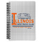 Northern Illinois Airstream Club Logo Spiral Notebook