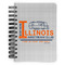 Northern Illinois Airstream Club Logo Spiral Notebook - 5" x 7"