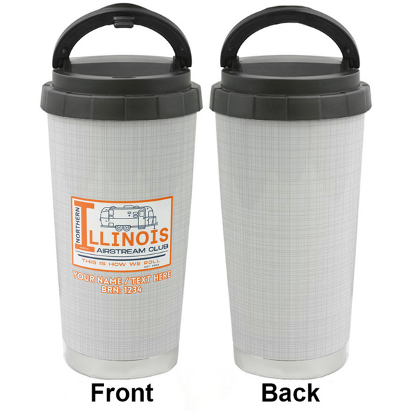 Northern Illinois Airstream Club Logo Stainless Steel Travel Cup - Approval
