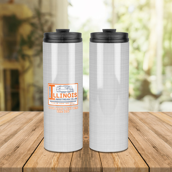 Northern Illinois Airstream Club Logo Stainless Steel Tumbler - Lifestyle