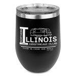 Northern Illinois Airstream Club Logo Stemless Stainless Steel Wine Tumbler