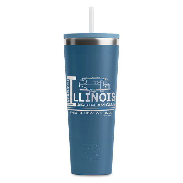 Custom Northern Illinois Airstream Club Logo RTIC Everyday Tumbler with Straw - 28oz