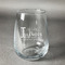 Northern Illinois Airstream Club Logo Stemless Wine Glass - Laser Engraved