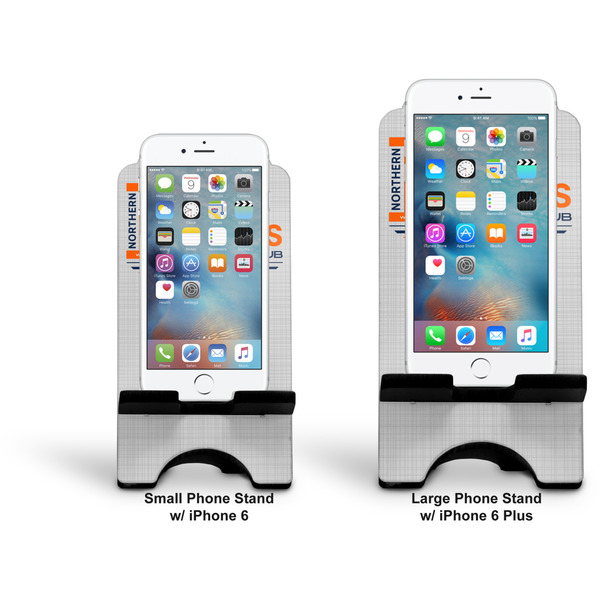 Northern Illinois Airstream Club Logo Stylized Phone Stand - Comparison
