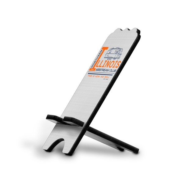 Custom Northern Illinois Airstream Club Logo Stylized Cell Phone Stand - Small