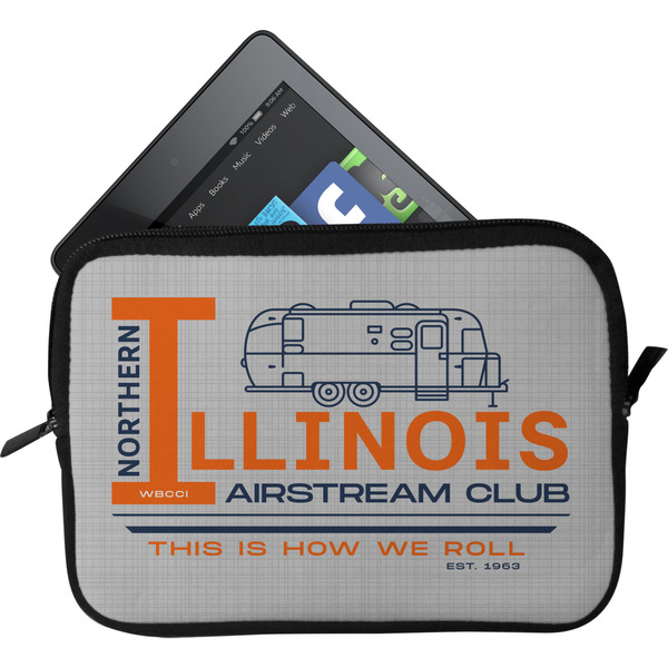 Custom Northern Illinois Airstream Club Logo Tablet Case / Sleeve