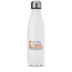 Northern Illinois Airstream Club Logo Water Bottle - 17 oz - Stainless Steel - Full Color Printing